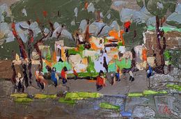 Painting, Urban bustle, Ivanyuk Oleksiy