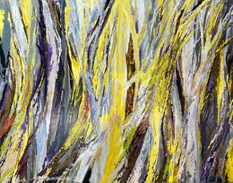 Painting, Forêt d’eucalyptus arc-en-ciel, Frank De Blok