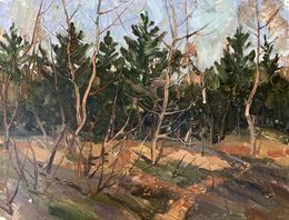 Gemälde, Walk through the forest, Peter Tovpev