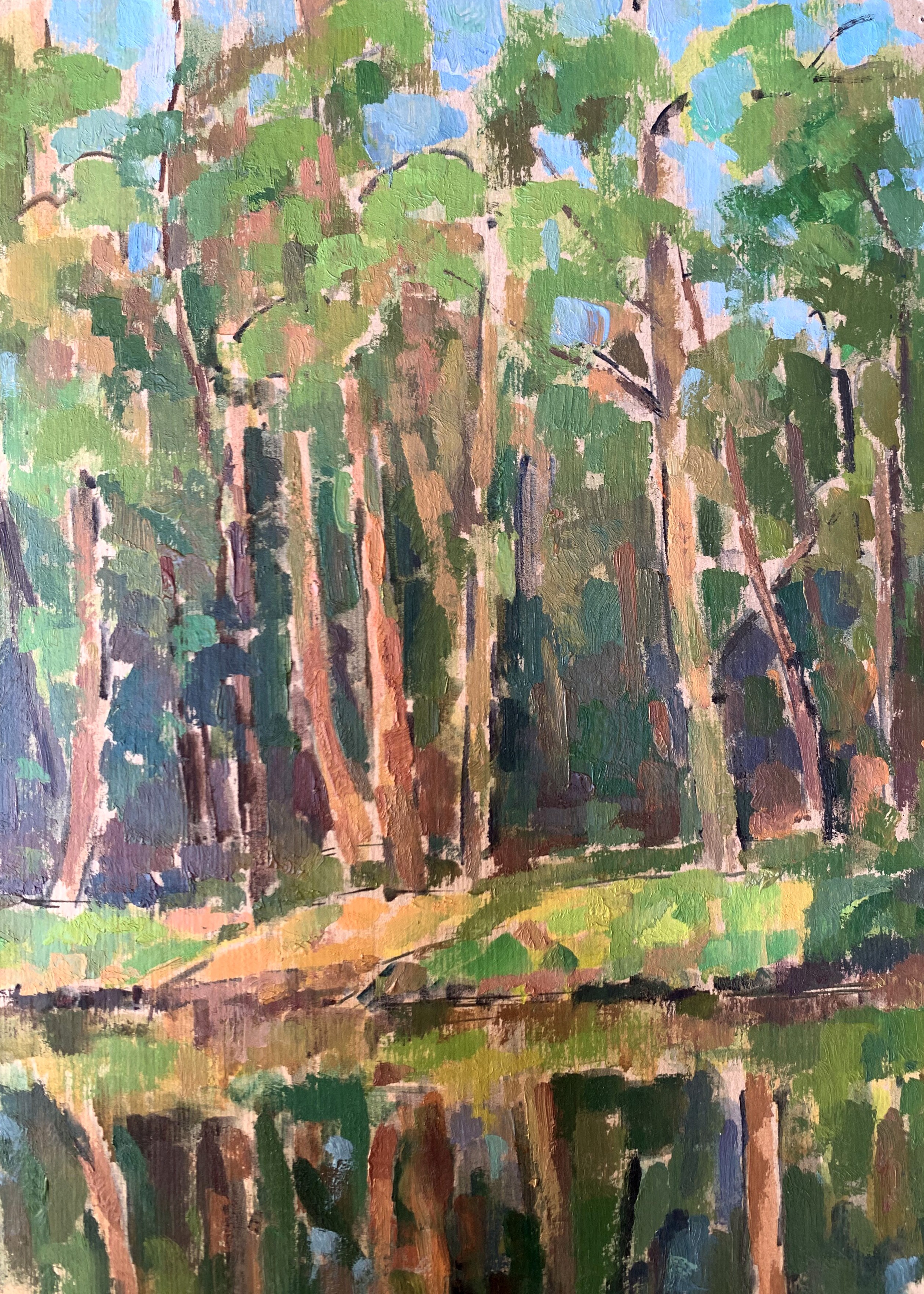 Peter Tovpev, Shore in the forest Peter Tovpev, Shore in the forest