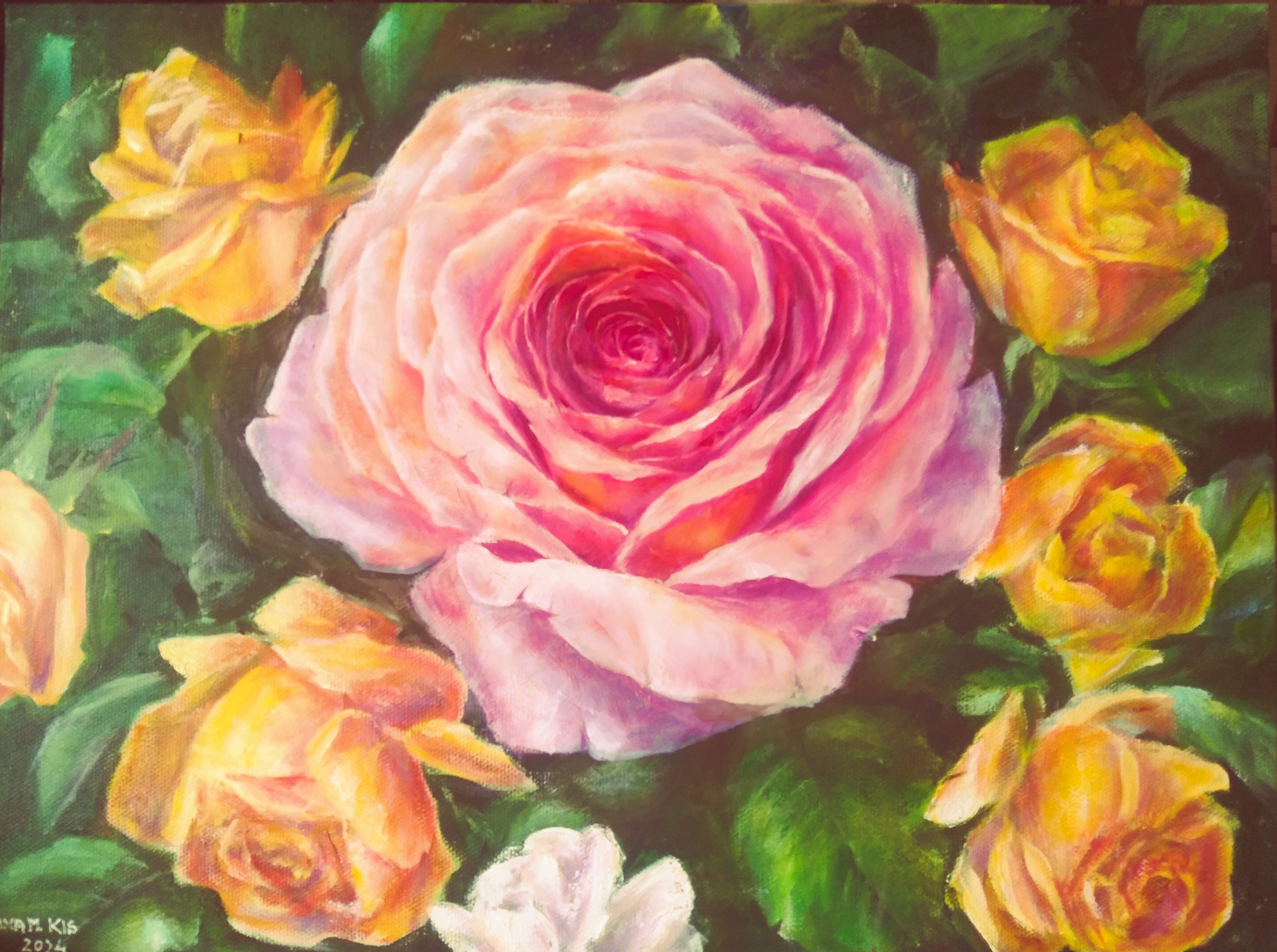 Ana Maria Kis, Pink rose Ana Maria Kis, Pink rose