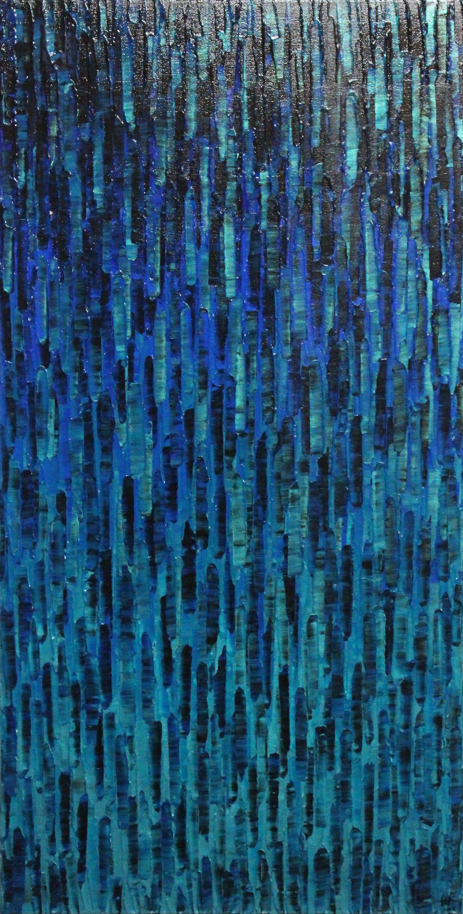Jonathan Pradillon, Matrice bleue sombre Jonathan Pradillon, Matrice bleue sombre