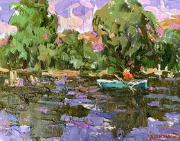 Gemälde, Summer fishing, Ivanyuk Oleksiy