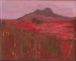 Painting, Désert rouge, Michele Charles Nicolas