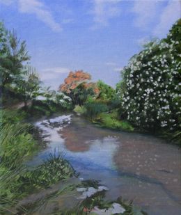 Peinture, Primadera II (Riu Gurri, Vic), David Casals