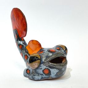 Skulpturen, Happy Silver Fish, Viktor Zuk