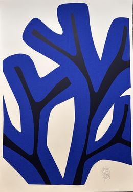 Drucke, Corail bleu et noir, Valérie Le Roux