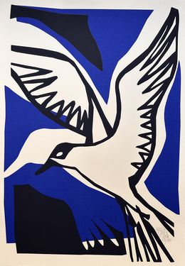 Print, Mouette bleue, Valérie Le Roux