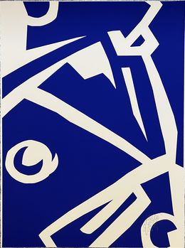 Print, Poisson bleu, Valérie Le Roux