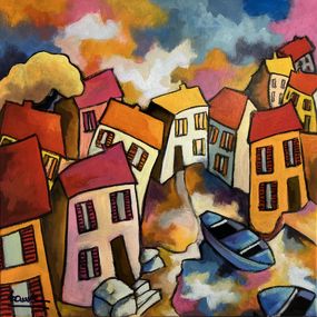 Painting, Les beaux jours, Martine Fauve Dechavanne