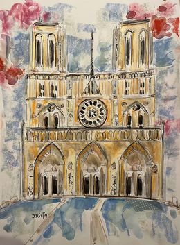 Painting, Notre-Dame, Isabelle Hirtzig