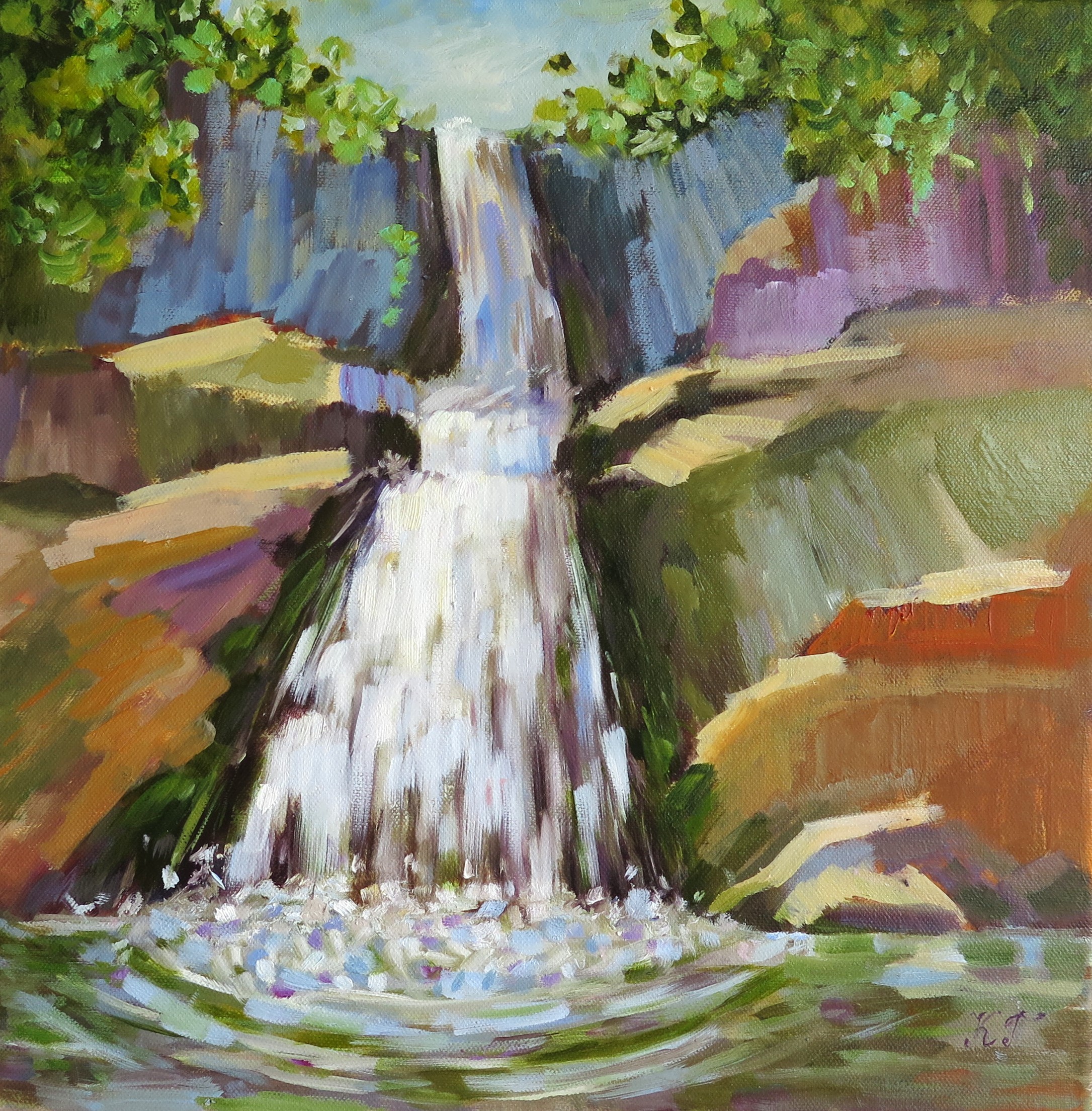 Tatiana Kyriakidou, Mesopotamos Waterfall Tatiana Kyriakidou, Mesopotamos Waterfall