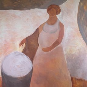 Painting, Ave Maria, Dasha Pogodina