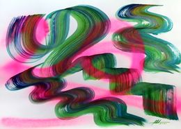 Painting, Lines of tenderness (series Colors of the Wind #2), Menkiv Anatoliy