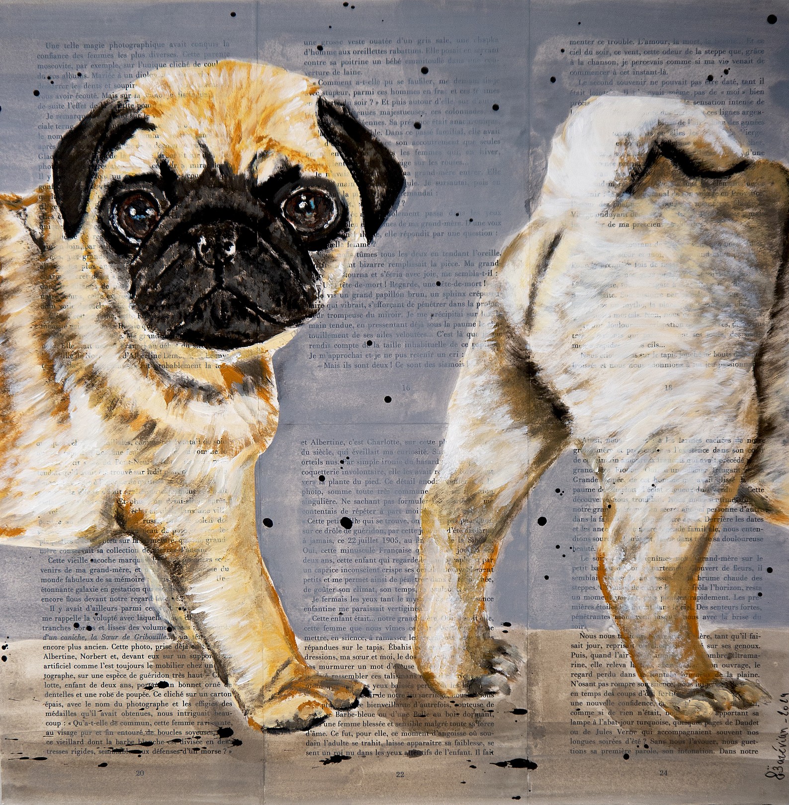 Bazévian Delacapucinière, Portrait PUG - French school - Where is my body 03 Chut les Barbizons! NSWE Bazévian Delacapucinière, Portrait PUG - French school - Where is my body 03 Chut les Barbizons! NSWE