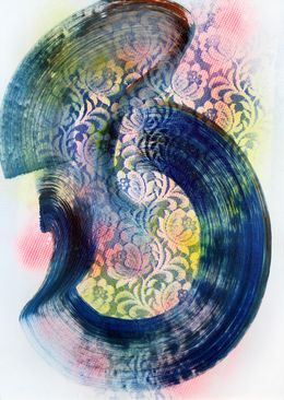 Painting, Circulation of life (series Dialogue that didn't exist #3), Menkiv Anatoliy
