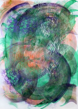 Painting, Lightning Life (series Dialogue that didn't exist #8), Menkiv Anatoliy