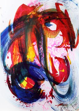 Painting, Emotional flow (series Dialogue that didn't exist #10), Menkiv Anatoliy
