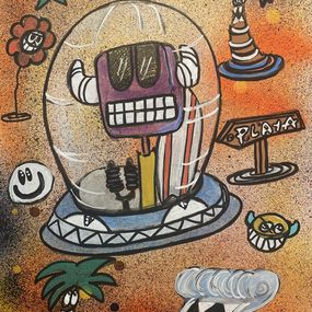Dessin, Vive les fleurs et les soucoupes volantes, Seb Paul Michel