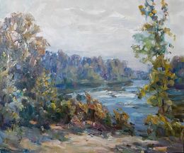 Gemälde, Forest Lake, Kovalenko Ivan