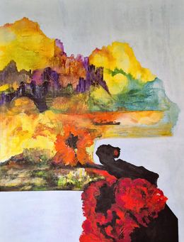 Gemälde, Le Rouge et le Noir, Clara Crespin