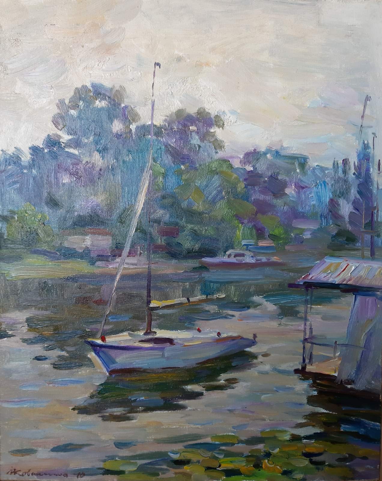 Kovalenko Ivan, Boat mooring Kovalenko Ivan, Boat mooring