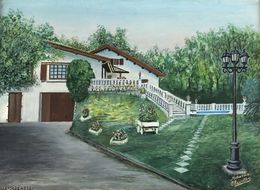 Painting, Villa Rachelle, Maurice Chevalley
