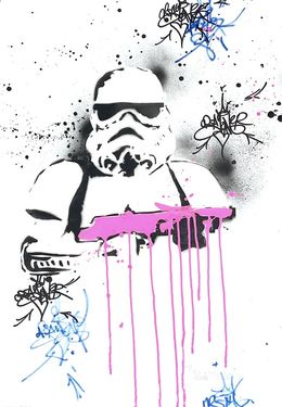 Painting, Stormtrooper Pink, JP Malot