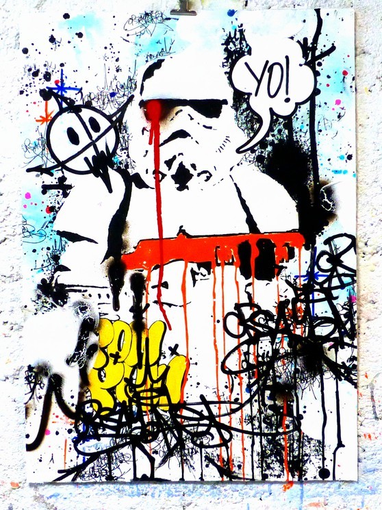 JP Malot, Trooper peinture sur Edition Hors série. JP Malot, Trooper peinture sur Edition Hors série.