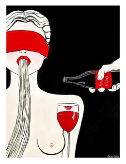 Print, Amore Vino, Kristina Mallen