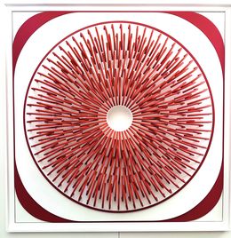 Sculpture, Vortex Rouge, Piero Cipolat