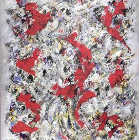 Gemälde, Cheval rouge, Sylvie Basteau