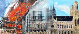 Painting, Notre Dame de Paris - Le Phénix, Frank De Blok