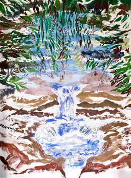 Painting, La cascade, Cyril Destrade