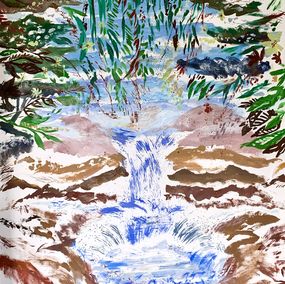 Gemälde, La cascade, Cyril Destrade