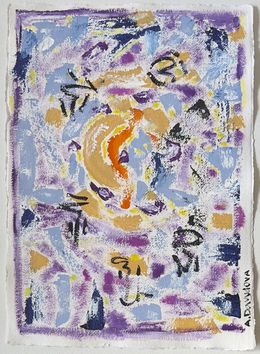Peinture, Words Out there AJ14, Angelina Davydova