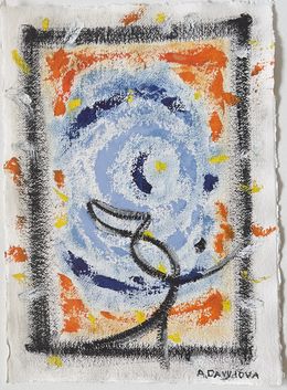 Peinture, Words Out there AJ17, Angelina Davydova