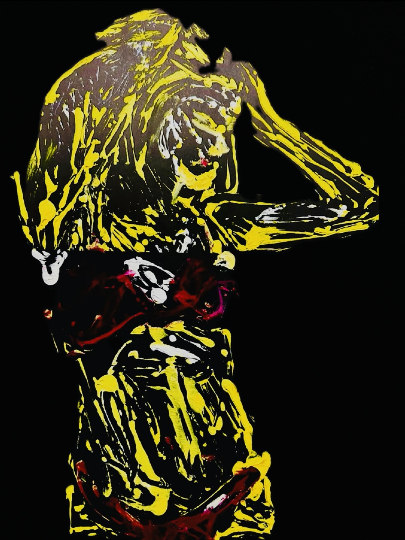 Julien Danaux, Femme debout jaune Julien Danaux, Femme debout jaune
