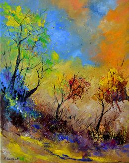 Painting, Colourful autumn, Pol Ledent