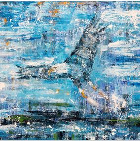 Painting, Eagle, Oswin Gesselli