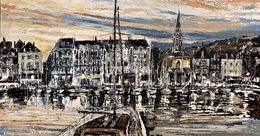 Gemälde, Honfleur le Vieux Port, Frank De Blok