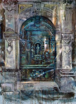 Painting, Flicker of time (project Life of 13 Doors), Menkiv Anatoliy