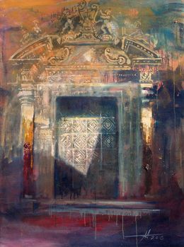 Painting, Illuminated with Light (project Life of 13 Doors), Menkiv Anatoliy