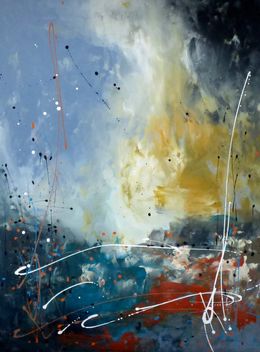 Painting, Evening Lights, Floria Rey
