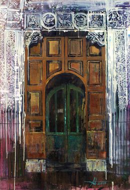 Painting, Doors behind doors (project Life of 13 Doors), Menkiv Anatoliy