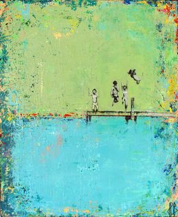 Gemälde, Le grand plongeon, Jean-Philippe Berger