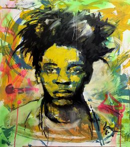 Painting, Neon Pulsation (series Noise of the Street), Menkiv Anatoliy
