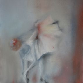 Peinture, Orange Flower lll, Kerstin Paillard