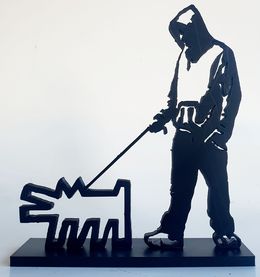 Sculpture, Dog H. & Boy Banksy, PyB