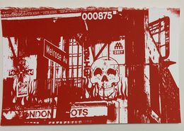Print, Space Invader & Obey LA_56, Los Angeles, Invader